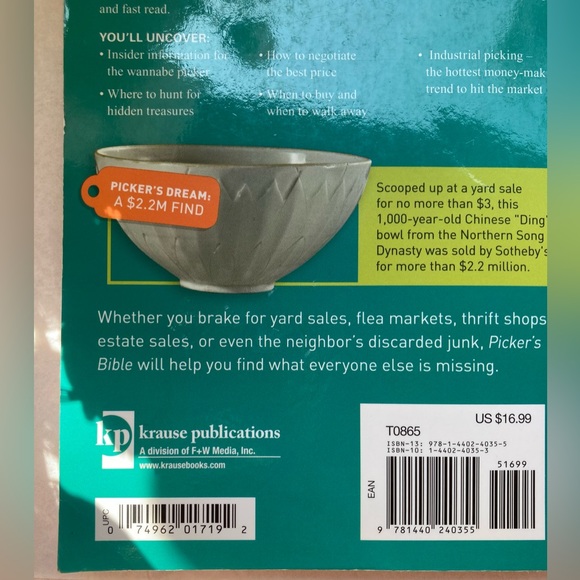PICKER’S BIBLE 2nd Edition How To Pick Antiques Like The Pros BOOK EUC - Picture 8 of 10